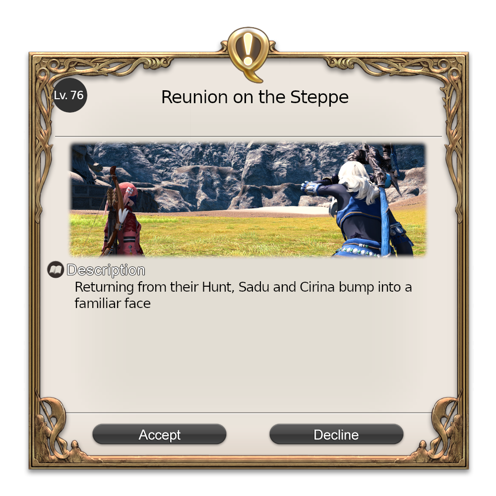 Reunion on the Steppe Reunion on the Steppe