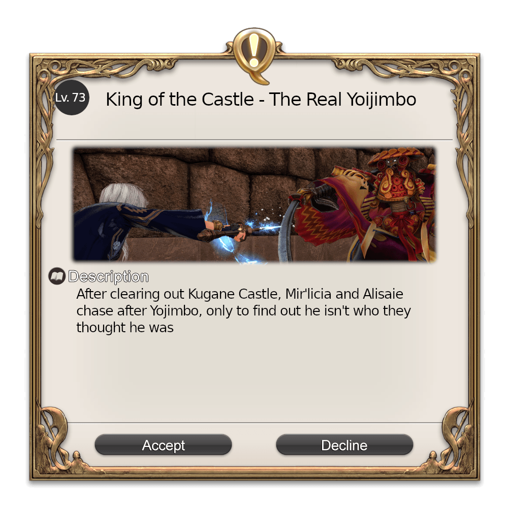 King of the Castle - The Real Yoijimbo King of the Castle - The Real Yoijimbo