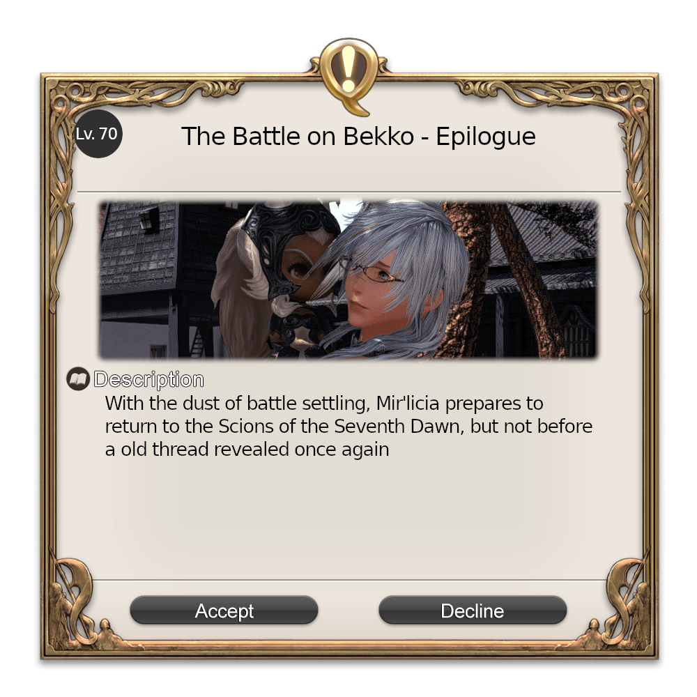 The Battle on Bekko - Epilogue The Battle on Bekko - Epilogue